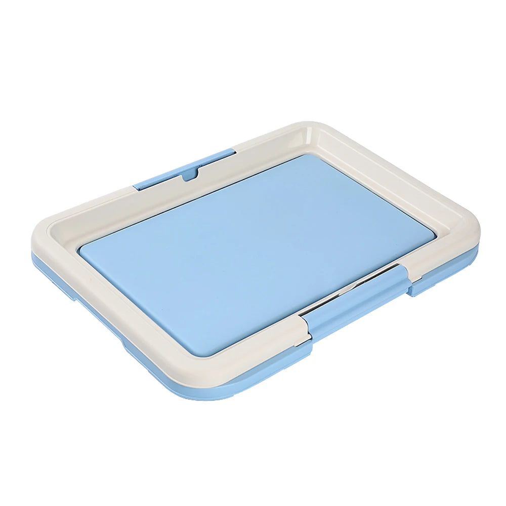 Indoor Portable Dog Training Toilet for Small Pets - Cat Litter Box and Puppy Pad Holder Tray