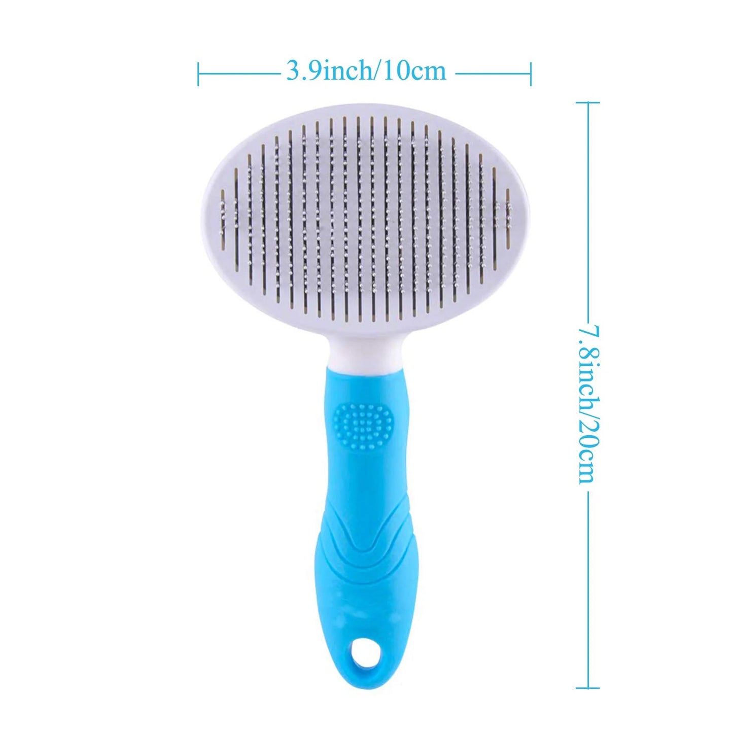 Self-Cleaning Deshedding Tool for Cats and Dogs - Effective Undercoat, Mat, Knot, and Flake Removal for All Hair Lengths