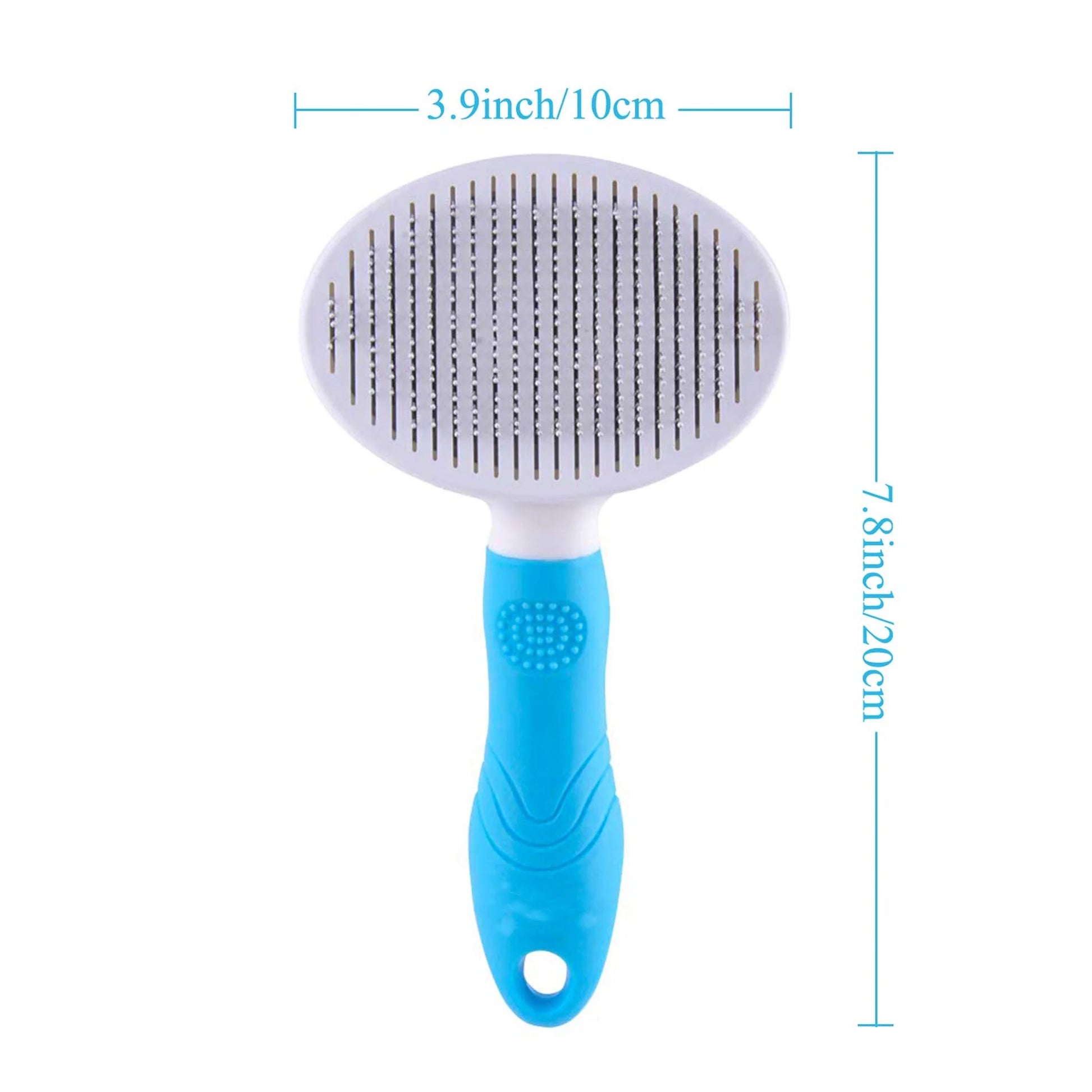 Self-Cleaning Deshedding Tool for Cats and Dogs - Effective Undercoat, Mat, Knot, and Flake Removal for All Hair Lengths